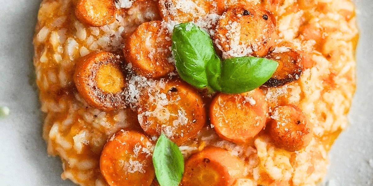 Scopri il sapore autunnale: Risotto alle carote arrostite, un piatto semplice ma gustoso!